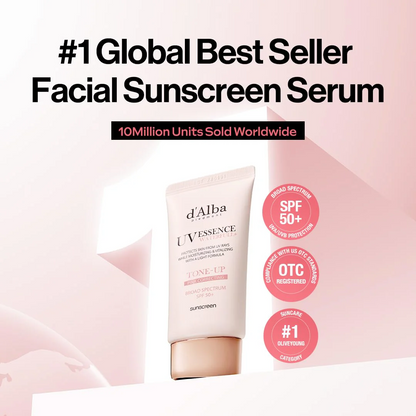 D'alba Piedmont Waterfull Tone-Up Sunscreen Serum BROAD SPECTRUM SPF 50