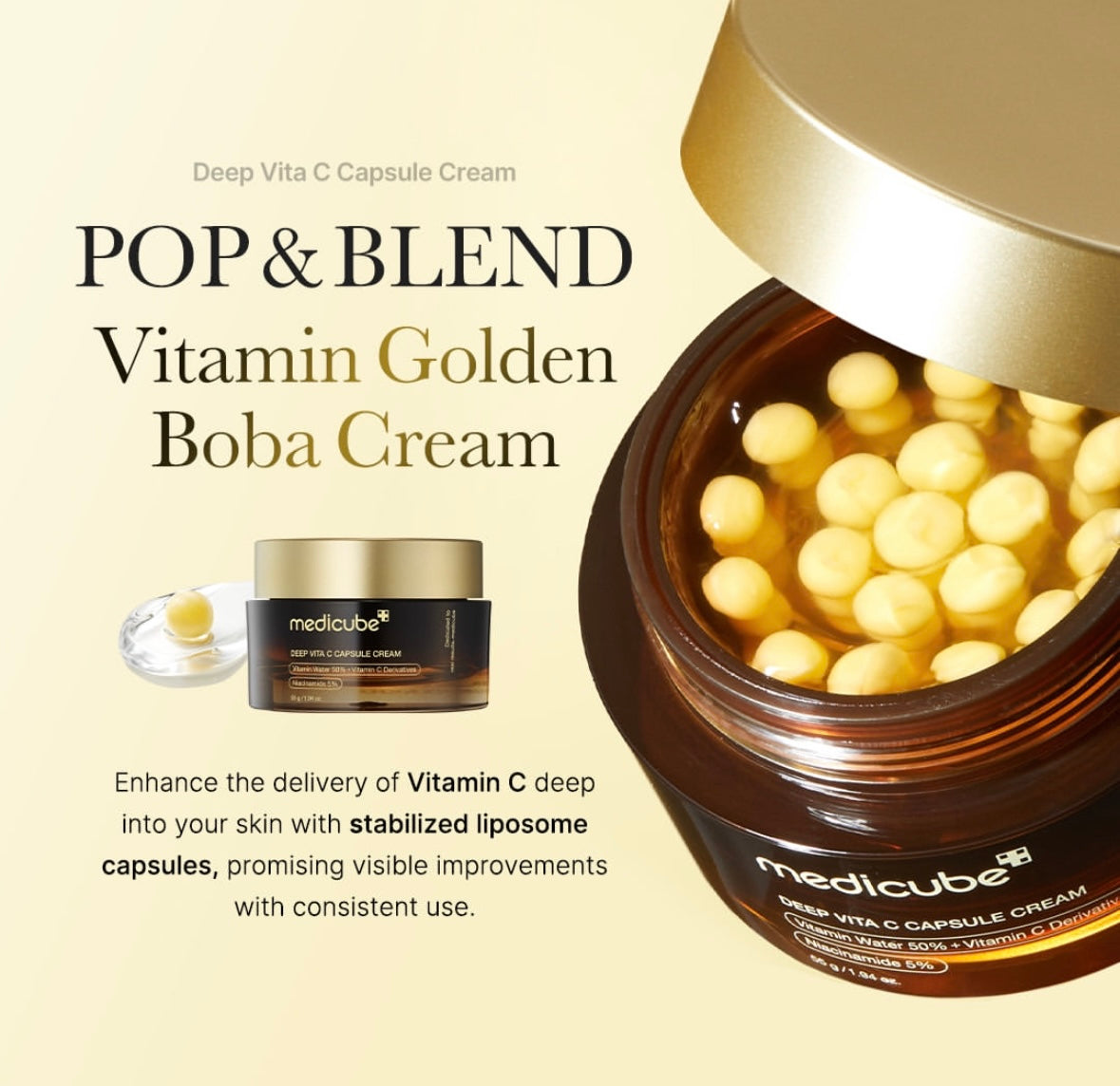 MEDICUBE Deep Vitamin C Capsule Cream