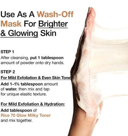 Anua Rice Enzyme Brightening Cleansing Powder
