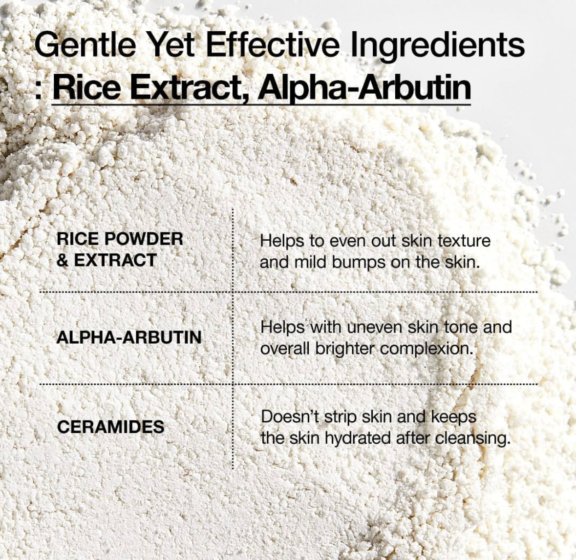 Rice Enzyme Brightening Cleansing Powder