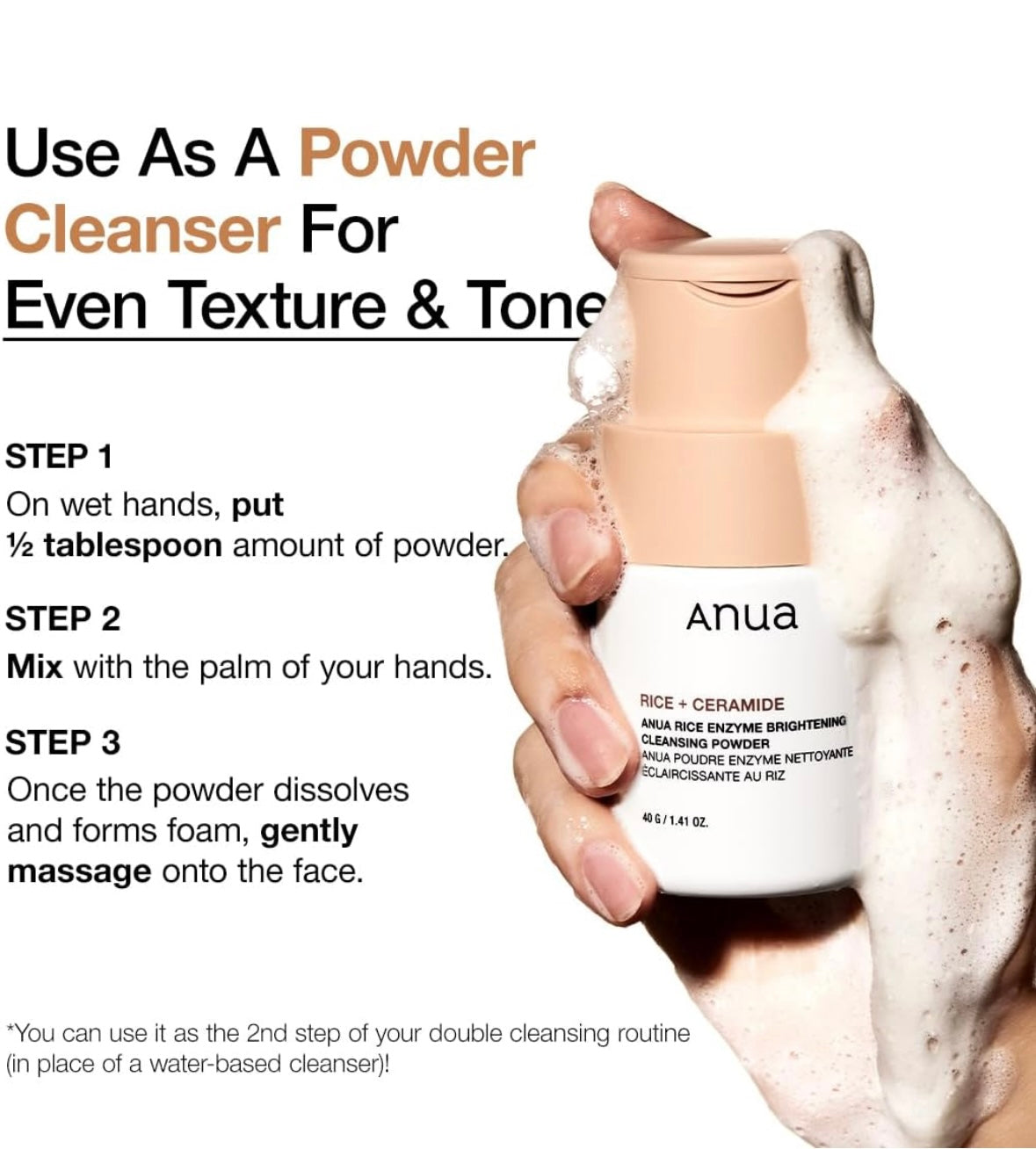Rice Enzyme Brightening Cleansing Powder